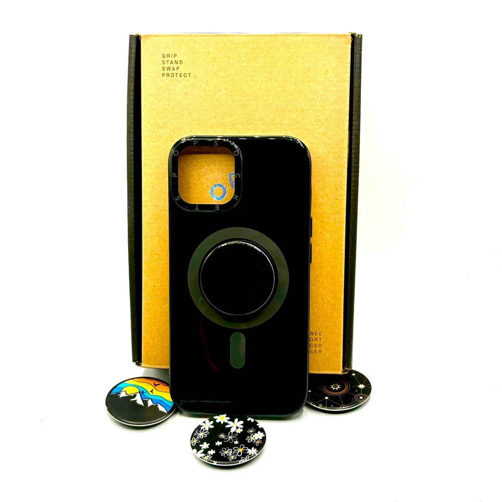 iPhone 13 Black Popsocket Case
